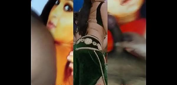  Anushka shetty cum tribute 3 multiple massive big screen